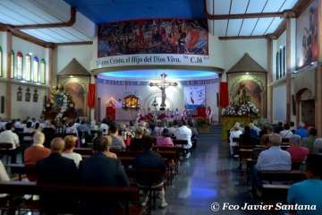 Procesión religiosa en El Ejido (Foto Francisco Javier Santana)
